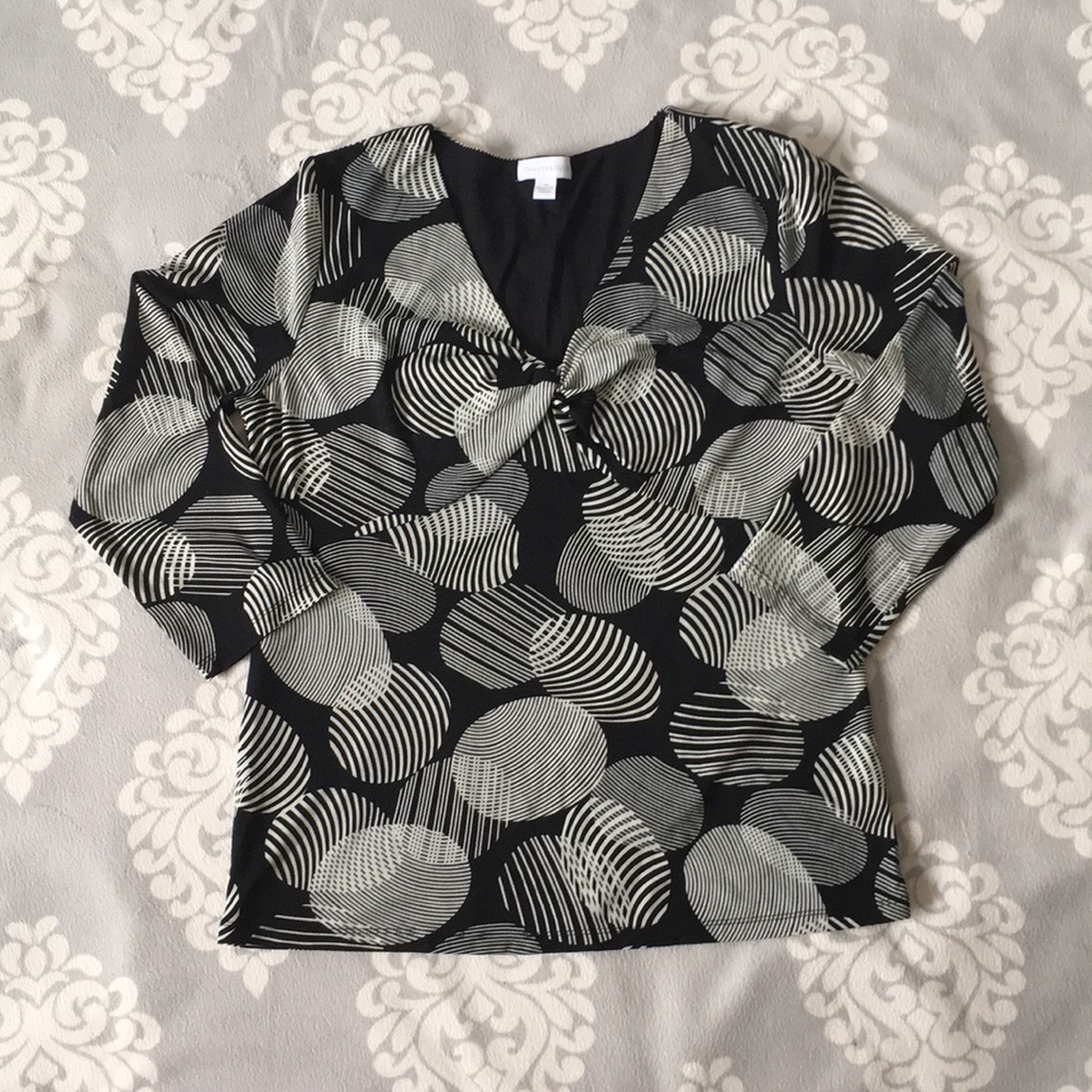 Charter Club - Black & White Blouse
